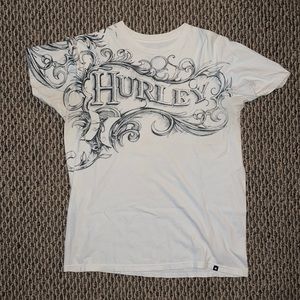 Hurley White Graphic Tee - L